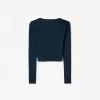 Tricou henley cu maneca lunga
