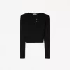 Tricou henley cu maneca lunga Tricou henley cu maneca lunga