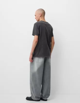Tricou imprimat cu maneca scurta