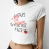 Tricou imprimat cu mâneci raglan scurte Tricou imprimat cu mâneci raglan scurte