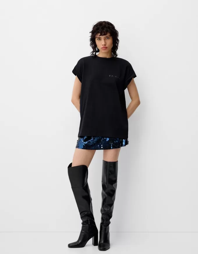 Tricou imprimat fără mâneci Tricou imprimat fără mâneci