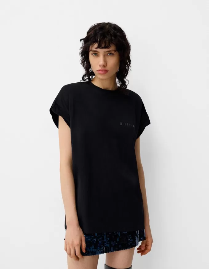 Tricou imprimat fără mâneci Tricou imprimat fără mâneci