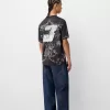 Tricou imprimat plasă cu mânecă scurtă Tricou imprimat plasă cu mânecă scurtă