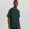 Tricou interlock cu mânecă scurtă, cu potrivire boxy Tricou interlock cu mânecă scurtă, cu potrivire boxy
