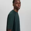 Tricou interlock cu mânecă scurtă, cu potrivire boxy Tricou interlock cu mânecă scurtă, cu potrivire boxy