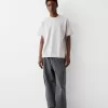 Tricou interlock cu mânecă scurtă, cu potrivire boxy Tricou interlock cu mânecă scurtă, cu potrivire boxy