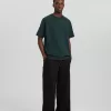 Tricou interlock cu mânecă scurtă, cu potrivire boxy Tricou interlock cu mânecă scurtă, cu potrivire boxy