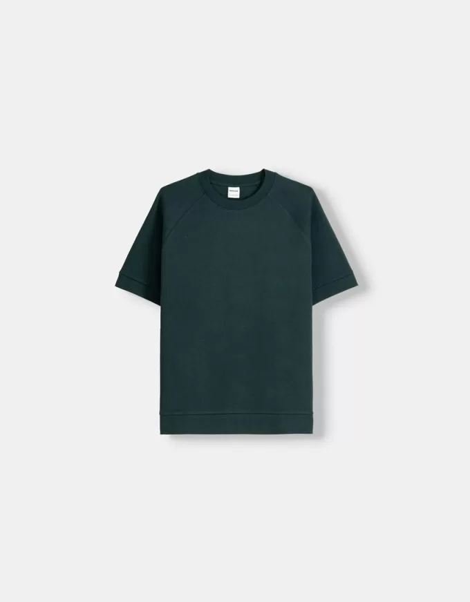 Tricou interlock cu mânecă scurtă, cu potrivire boxy Tricou interlock cu mânecă scurtă, cu potrivire boxy