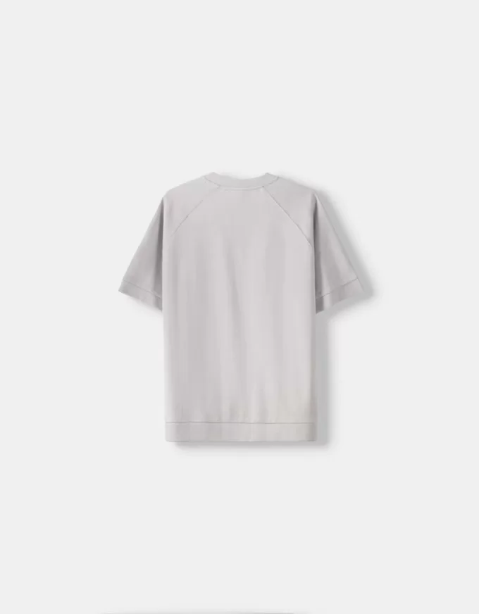 Tricou interlock cu mânecă scurtă, cu potrivire boxy Tricou interlock cu mânecă scurtă, cu potrivire boxy
