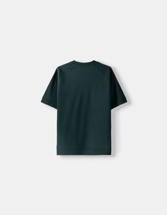 Tricou interlock cu mânecă scurtă, cu potrivire boxy Tricou interlock cu mânecă scurtă, cu potrivire boxy