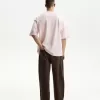 Tricou oversize cu maneca scurta Tricou oversize cu maneca scurta