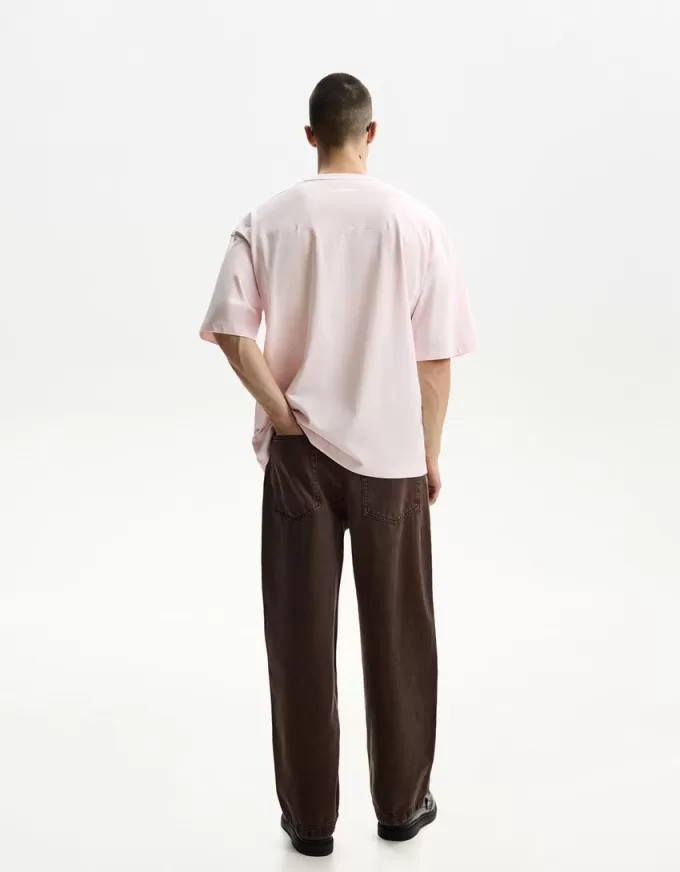 Tricou oversize cu maneca scurta Tricou oversize cu maneca scurta