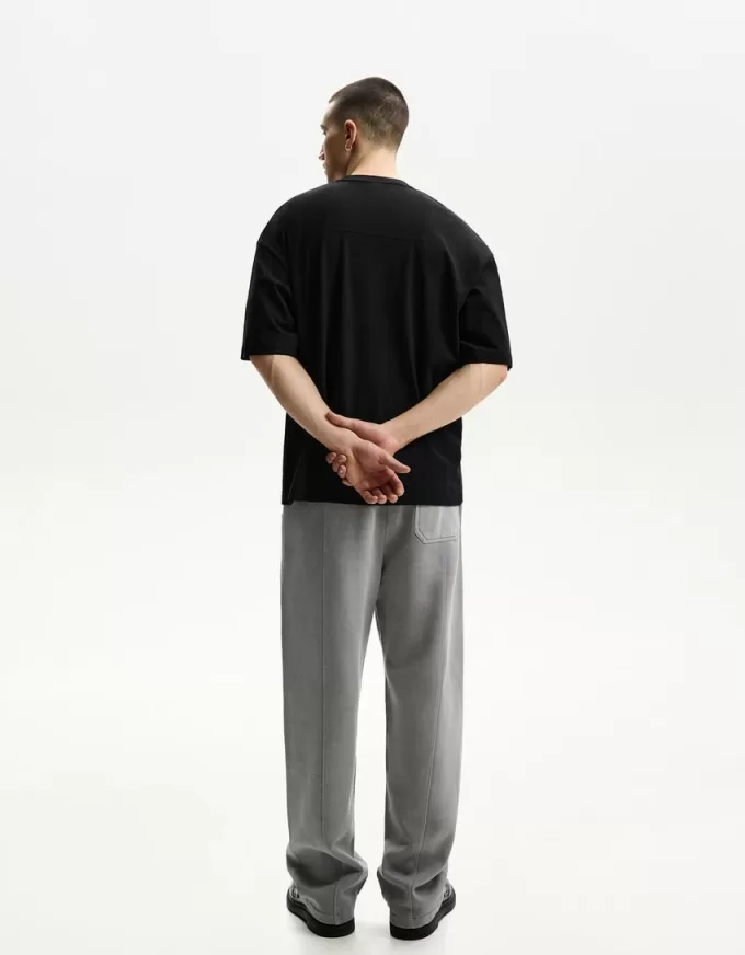Tricou oversize cu maneca scurta Tricou oversize cu maneca scurta
