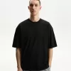 Tricou oversize cu maneca scurta Tricou oversize cu maneca scurta