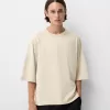 Tricou oversize cu maneca scurta Tricou oversize cu maneca scurta