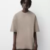 Tricou oversize cu maneca scurta Tricou oversize cu maneca scurta