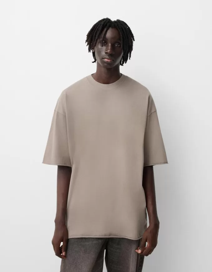 Tricou oversize cu maneca scurta Tricou oversize cu maneca scurta