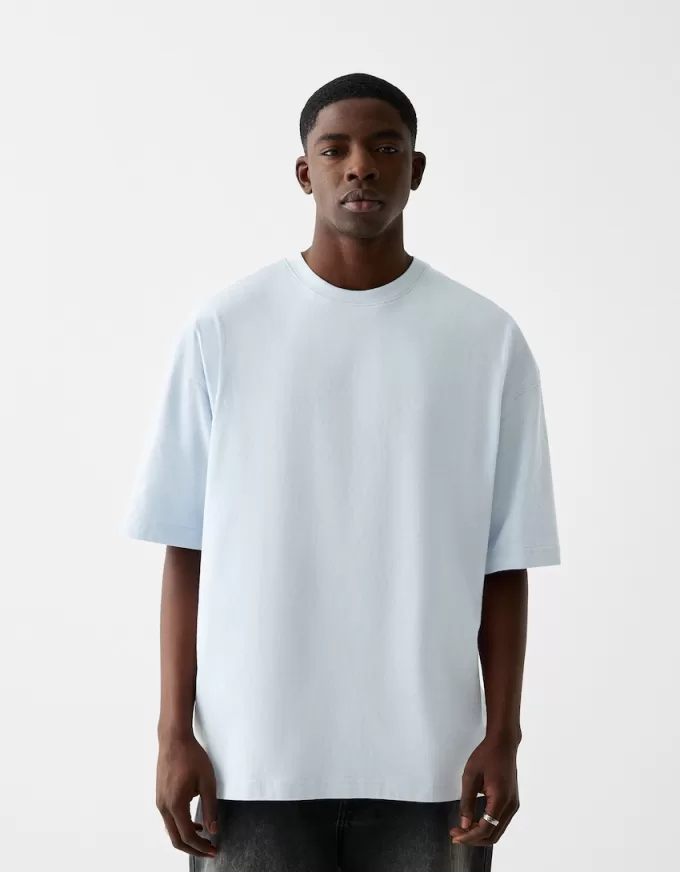 Tricou oversize cu maneca scurta Tricou oversize cu maneca scurta