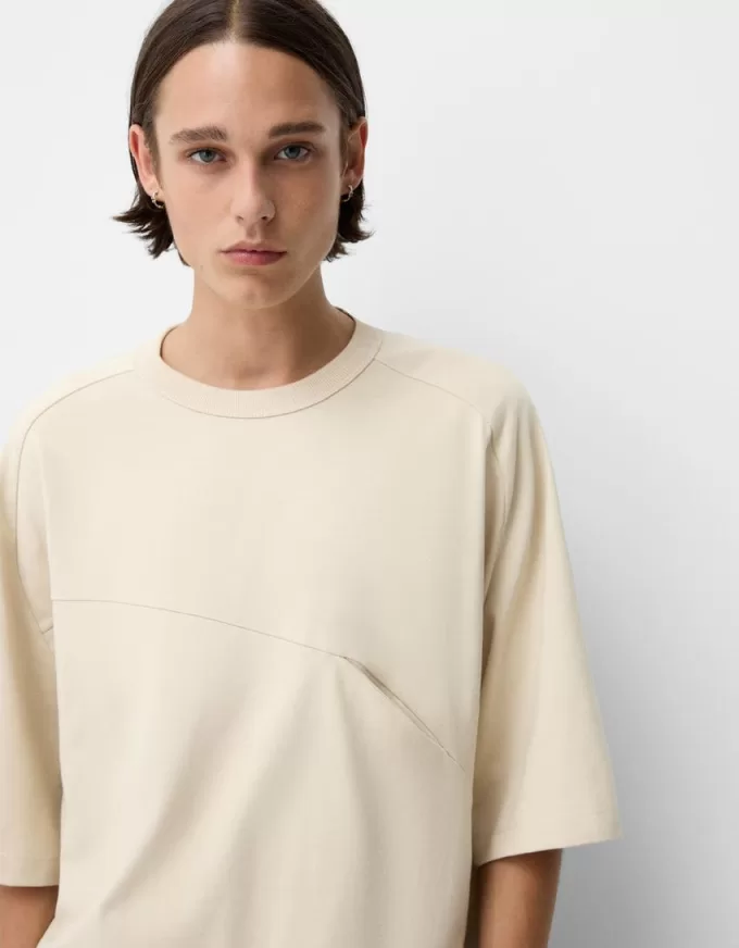 Tricou oversize cu maneca scurta Tricou oversize cu maneca scurta