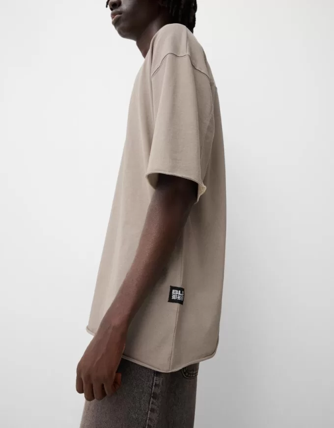 Tricou oversize cu maneca scurta Tricou oversize cu maneca scurta