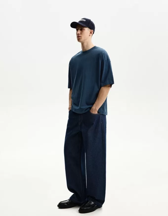 Tricou oversize cu maneca scurta Tricou oversize cu maneca scurta