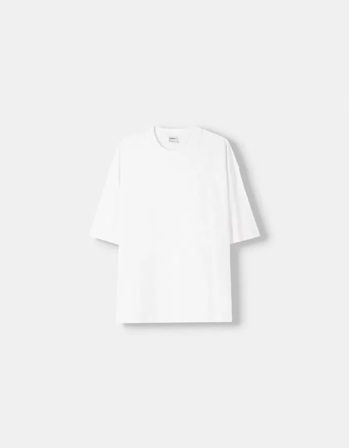 Tricou oversize cu maneca scurta Tricou oversize cu maneca scurta