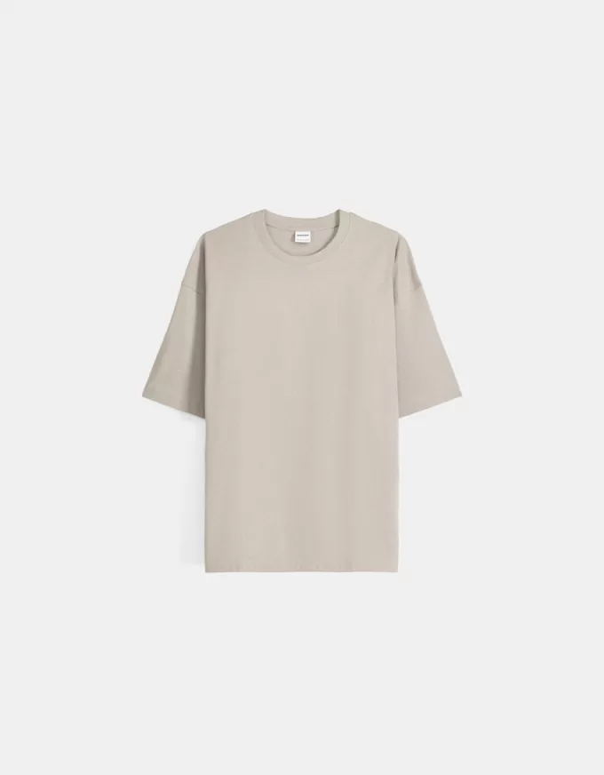 Tricou oversize cu maneca scurta Tricou oversize cu maneca scurta