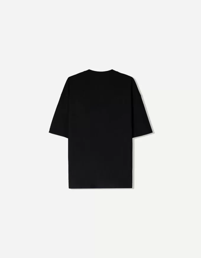 Tricou oversize cu maneca scurta Tricou oversize cu maneca scurta