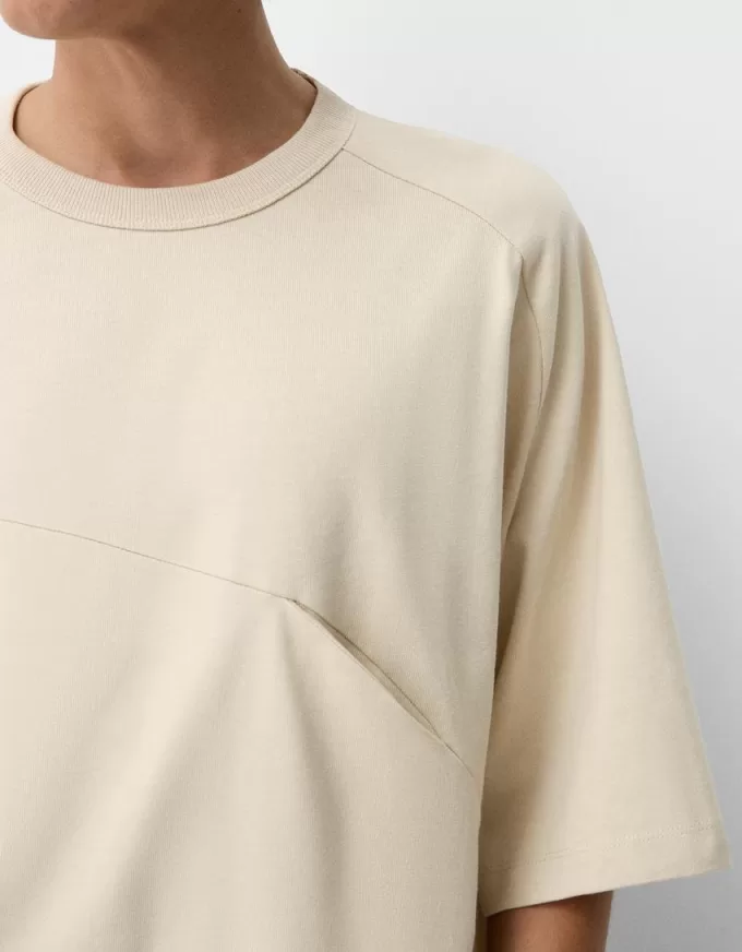 Tricou oversize cu maneca scurta Tricou oversize cu maneca scurta