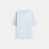 Tricou oversize cu maneca scurta Tricou oversize cu maneca scurta