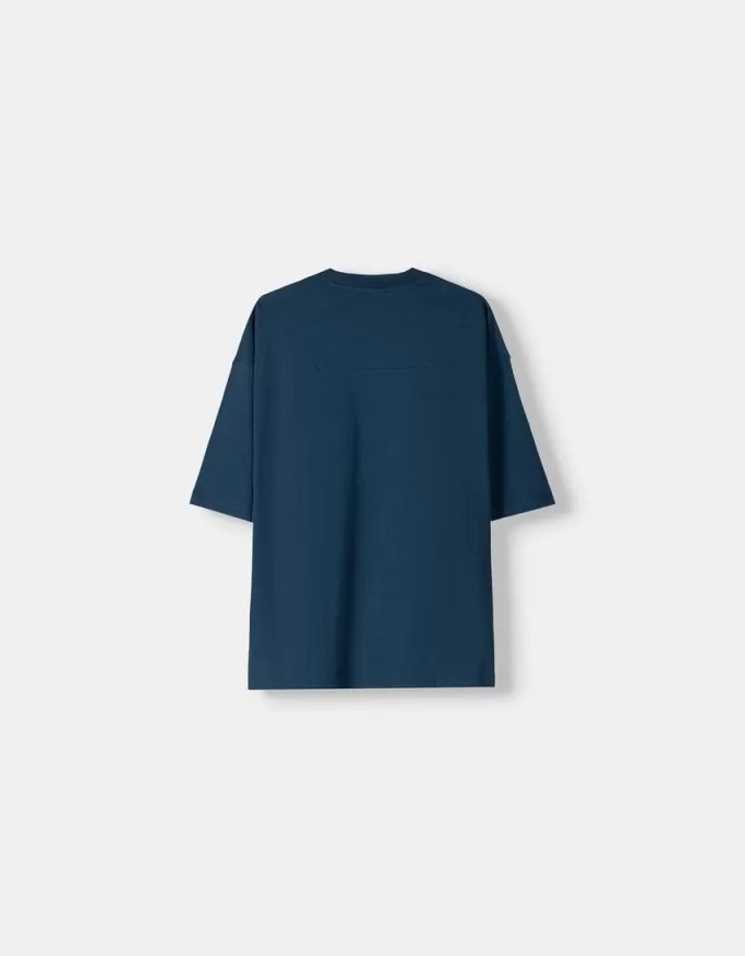 Tricou oversize cu maneca scurta Tricou oversize cu maneca scurta
