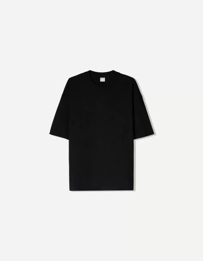 Tricou oversize cu maneca scurta Tricou oversize cu maneca scurta