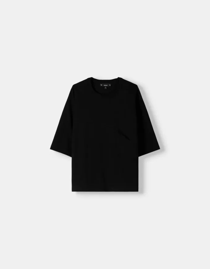 Tricou oversize cu maneca scurta Tricou oversize cu maneca scurta