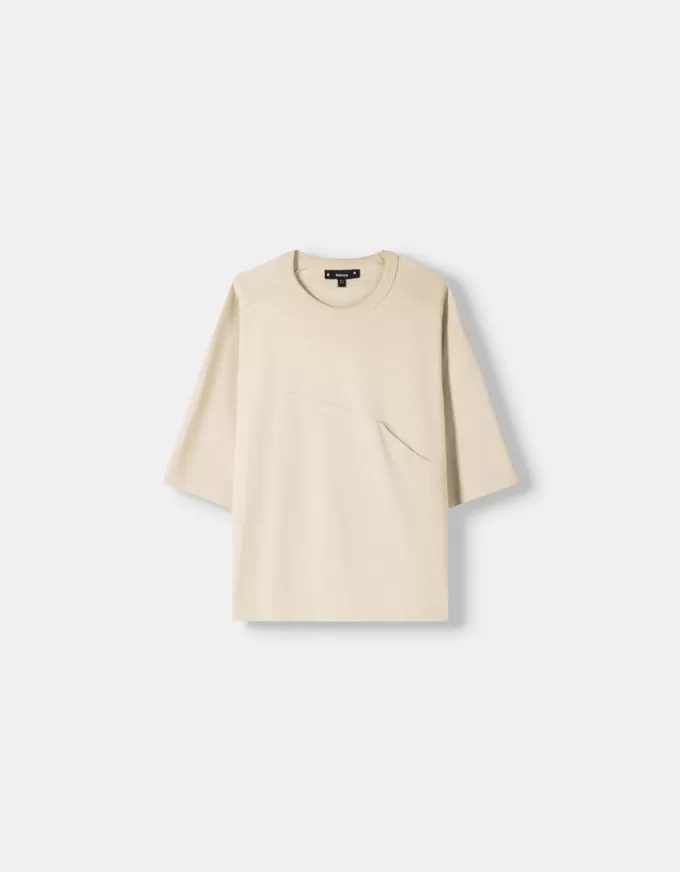 Tricou oversize cu maneca scurta Tricou oversize cu maneca scurta