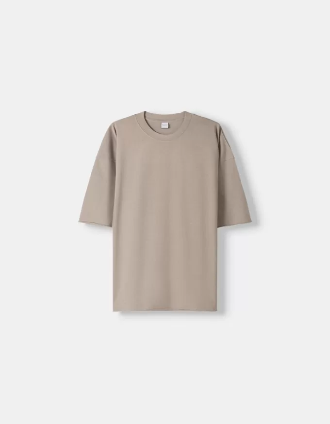Tricou oversize cu maneca scurta Tricou oversize cu maneca scurta