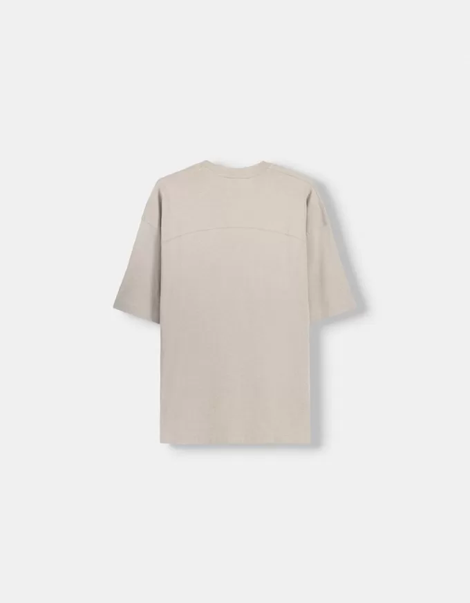 Tricou oversize cu maneca scurta Tricou oversize cu maneca scurta