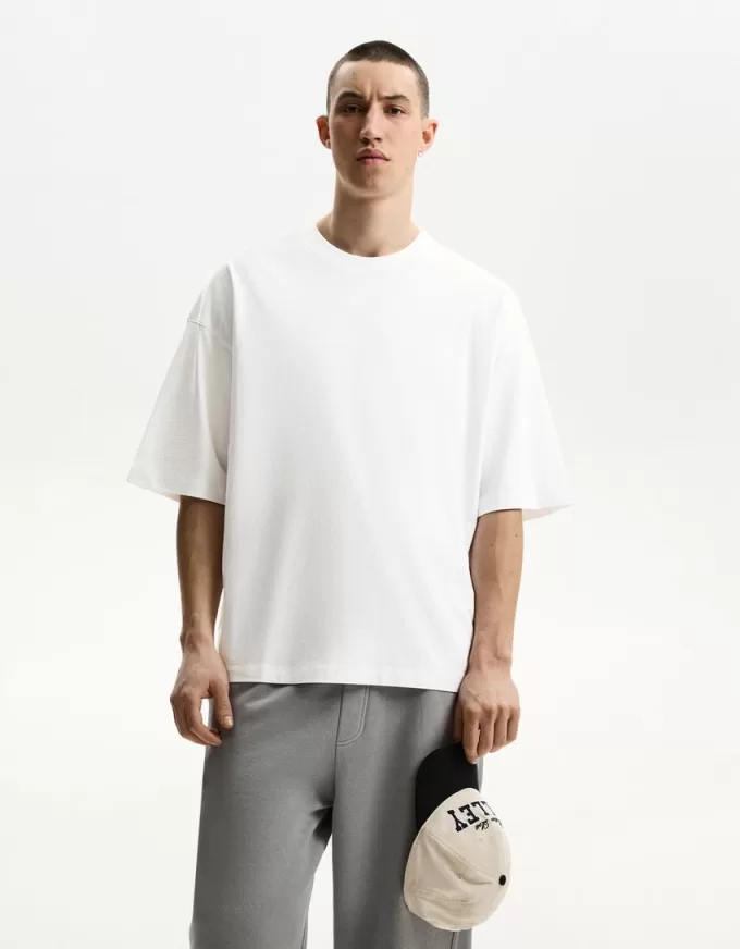 Tricou oversize cu maneca scurta Tricou oversize cu maneca scurta