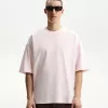 Tricou oversize cu maneca scurta Tricou oversize cu maneca scurta
