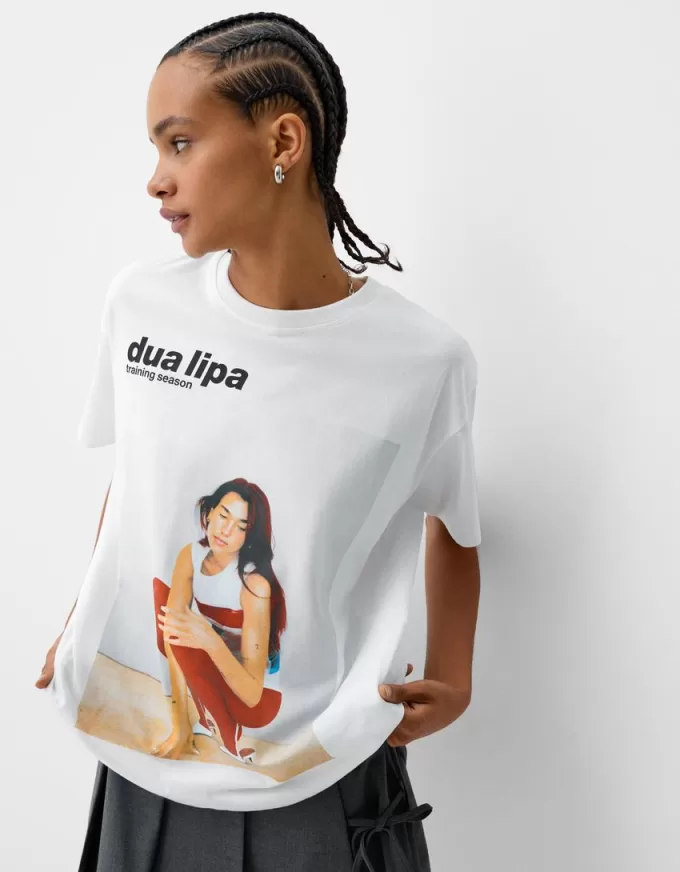 Tricou oversize cu maneca scurta Dua Lipa Tricou oversize cu maneca scurta Dua Lipa
