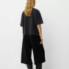 Tricou oversize imprimat cu maneca scurta Tricou oversize imprimat cu maneca scurta