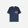 Tricou oversize imprimat cu maneca scurta Tricou oversize imprimat cu maneca scurta