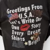 Tricou oversize imprimat cu maneca scurta