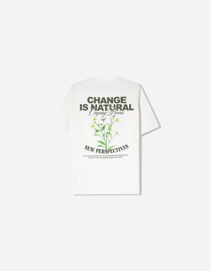 Tricou oversize imprimat cu maneca scurta Tricou oversize imprimat cu maneca scurta