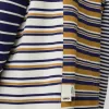 Tricou polo cu mânecă lungă în dungi