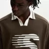 Tricou polo cu mânecă scurtă imprimat
