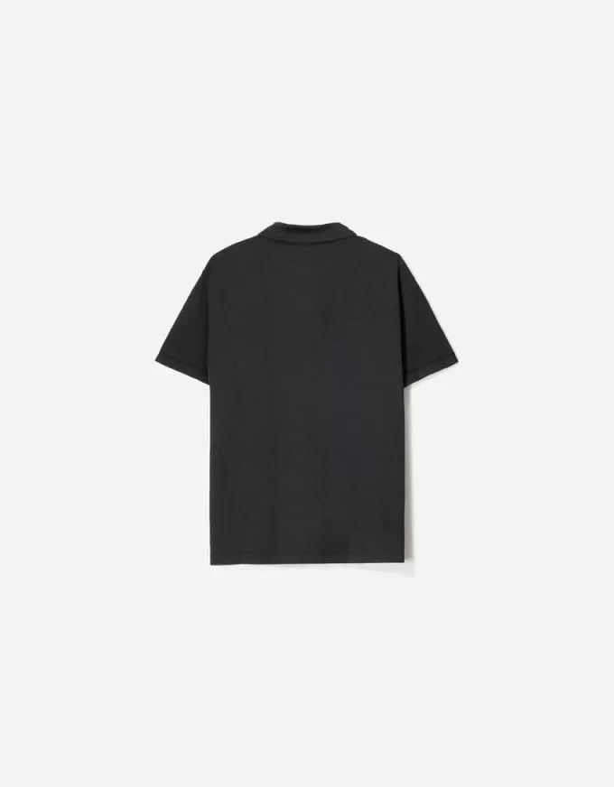 Tricou polo cu mânecă scurtă imprimat
