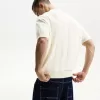 Tricou polo cu mânecă scurtă texturată