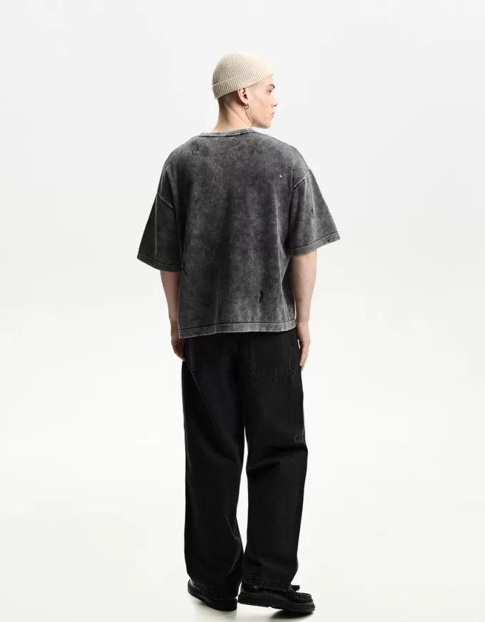 Tricou rupt cu maneca scurta Tricou rupt cu maneca scurta