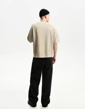 Tricou rupt cu maneca scurta
