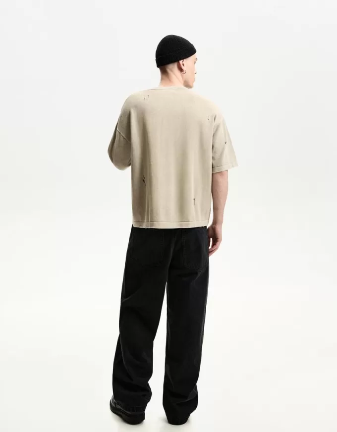 Tricou rupt cu maneca scurta Tricou rupt cu maneca scurta